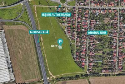 Teren cu PUZ servicii comerciale Aradul Nou - 2