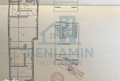 Apartament cu 3 camere semidecomandat în Central