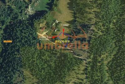 Teren de vanzare intravilan Dealu Negru, com.Calatele, jud. Cluj 1.500m2 - 3