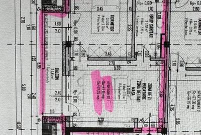 Apratament cu 1 camera, decomandat,  zona Petrom Baciu - 2