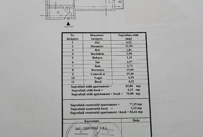 Apartament cu 3 camere decomandat în Central - 1