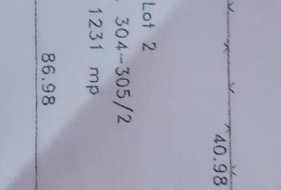 Teren de 1232 mp, în Pișchia - 1