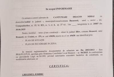 Teren Construcții intravilan de 600 mp, în Brănești - 16