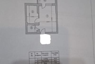 Garsonieră decomandată în Roșu - 8