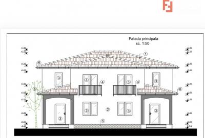 Duplex cu 4 camere cu Canalizare în Moșnița Veche - 1