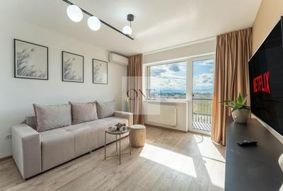Apartament cu 2 camere decomandat, mobilat în Tractorul