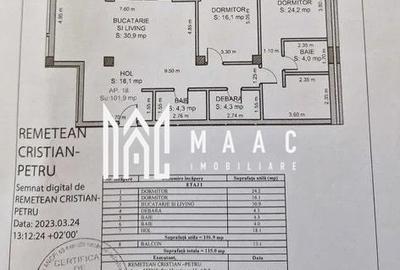 Apartament cu 3 camere în Lazaret