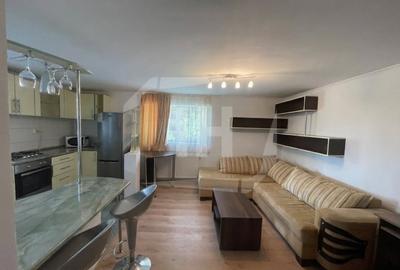 Apartament cu 2 camere semidecomandat, mobilat în Bună Ziua