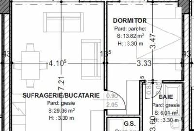 Apartament cu 2 camere semidecomandat în Central - 1