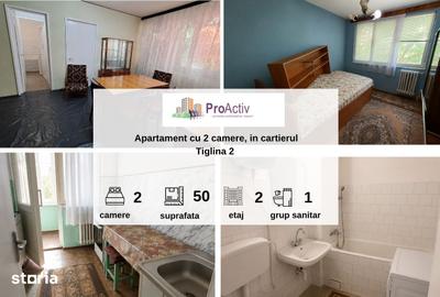 Apartament cu 2 camere în Țiglina 2