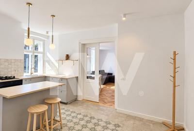 Apartament cu 2 camere nedecomandat, mobilat în Central