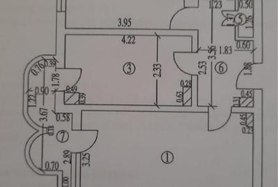 Apartament cu 2 camere decomandat în - 1