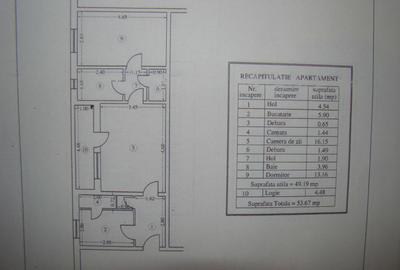 Apartament cu 2 camere semidecomandat în Nord - 2
