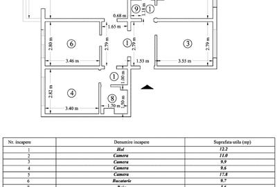 Apartament cu 4 camere decomandat în Astra - 1