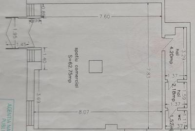 Spațiu comercial, 75 mp în Tomis Nord