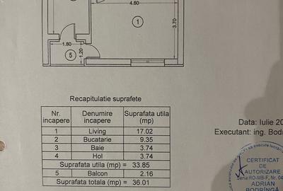 Garsonieră decomandată, mobilată în Centrul Civic - 5