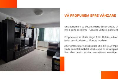 Vânzare apartament 2 camere – 48,09 mp – Zona Casa de Cultură, Constanța - 2