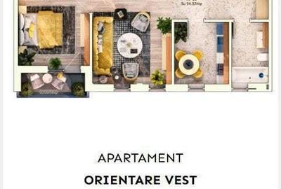 Apartament cu 2 camere decomandat în Mărăști - 3