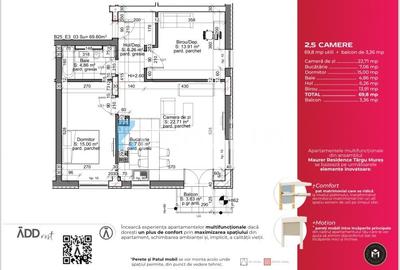 Apartament cu 2,5 camere + balcon si boxa, Targu Mures - 4