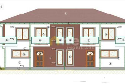 Casa duplex cu 3 dormitoare, 2 bai si curte privata, Floresti - 9