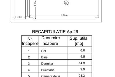 PRET LANSARE -Apartament finalizat cu 2 camere, decomandat, în Copou (intabulat) - 10