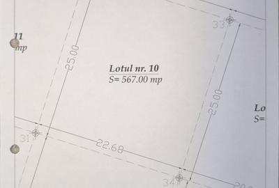 Teren Construcții intravilan de 567 mp, în Central - 5