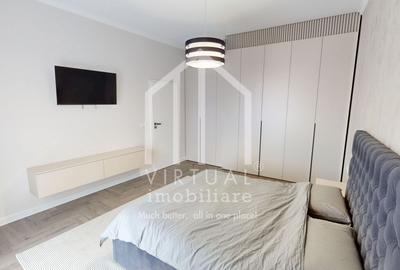 Apartament cu 3 camere semidecomandat, mobilat în Hipodrom 3 - 4