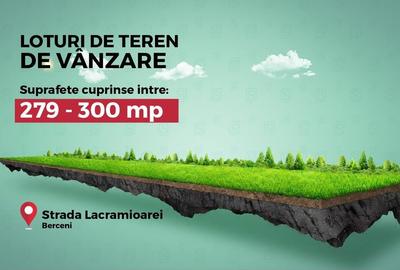Lot de teren de vanzare, Comuna Berceni, 300 mp, locatie excelenta