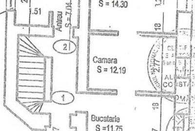 Inchiriere spatiu birouri 39,74 mp - ultracentral, str. Alba Iulia, etaj 2 - 6