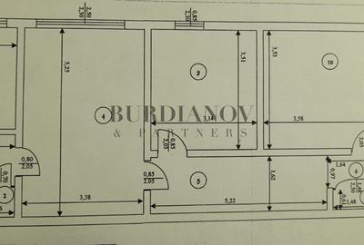 Apartament cu 3 camere semidecomandat, mobilat în Titan - 2