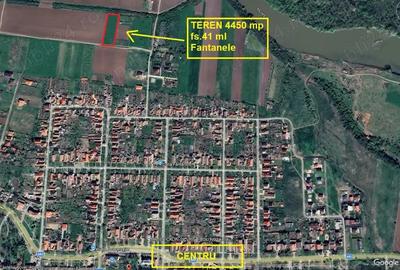 Teren pretabil locuri de casa Fantanele, 4450 mp fs.41 ml 56500 euro - 2