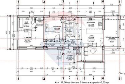Casă cu 3 camere în Uiești - 8