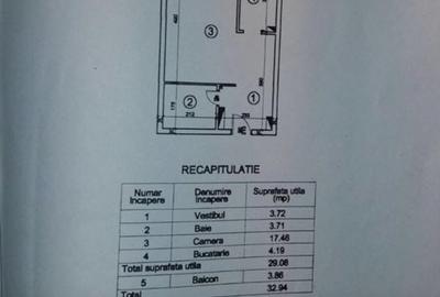 Garsonieră decomandată, mobilată în Tineretului - 7