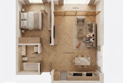 Apartament cu 2 camere decomandat în Militari - 3