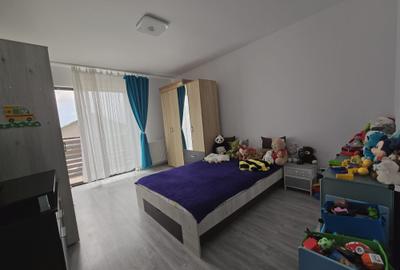 Duplex mobilat si utilat - 3 camere - 2 bai - pod - 15 min de RTB - 7