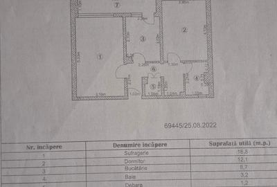 Apartament cu 2 camere decomandat în Micro 20