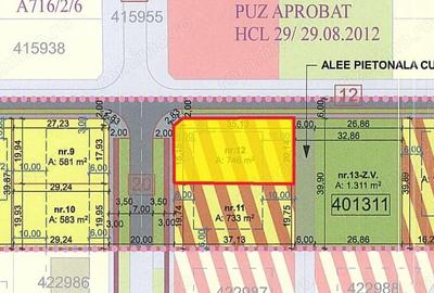 Teren de 746 mp, în Central - 3