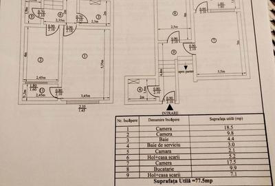 Apartament 3 camere, etaj 1, zona Centrala, ideal pentru locuit sau firma - 4