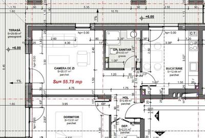 Apartament cu 2 camere decomandat în Apahida