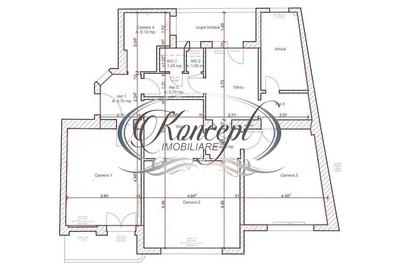 Apartament cu 4 camere semidecomandat în Central - 14