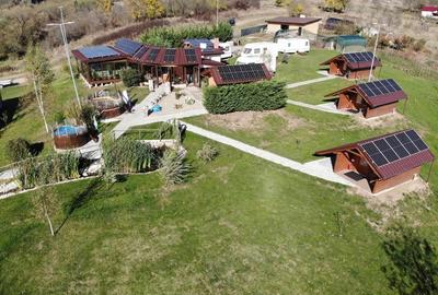 Locatie cu balta de pescuit si cabanute din lemn de vanzare , la 40 km de Timisoara - 16