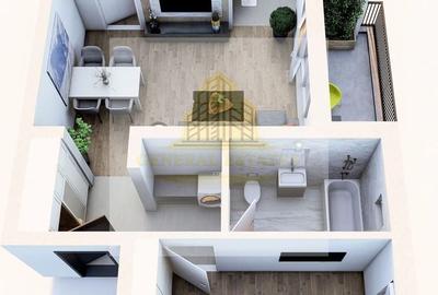 Apartament cu 3 Camere Complexul Residential Bule Residence Sanpetru - 2