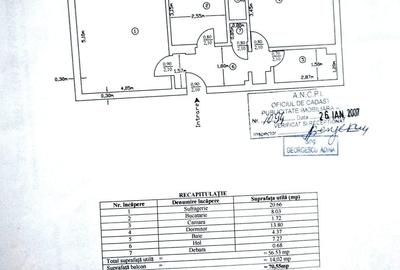 Apartament cu 2 camere decomandat în Războieni - 7