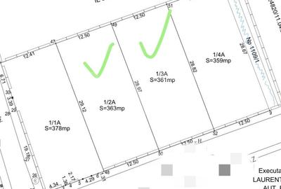 Teren Construcții intravilan de 363 mp, în Exterior Vest - 3