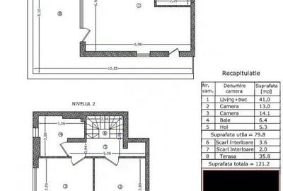 Apartament cu 3 camere decomandat în Nord - 11