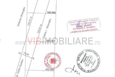 Teren de 2500 mp, în Cornetu