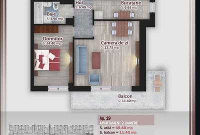 Apartament cu 2 camere decomandat în Theodor Pallady - 6