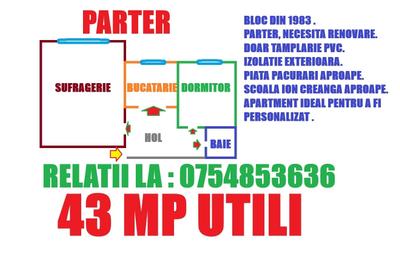 Apartament cu 2 camere decomandat în Păcurari