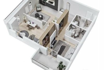 Apartament cu 3 camere decomandat în Centura - 6