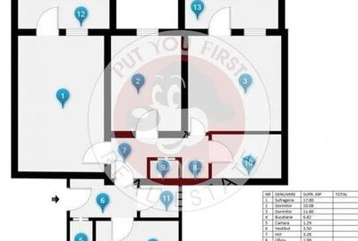 Brancusi | Apartament 3 camere | Decomandat | 71mp | B11183 - 5